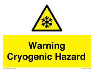 Warning Cryogenic Hazard